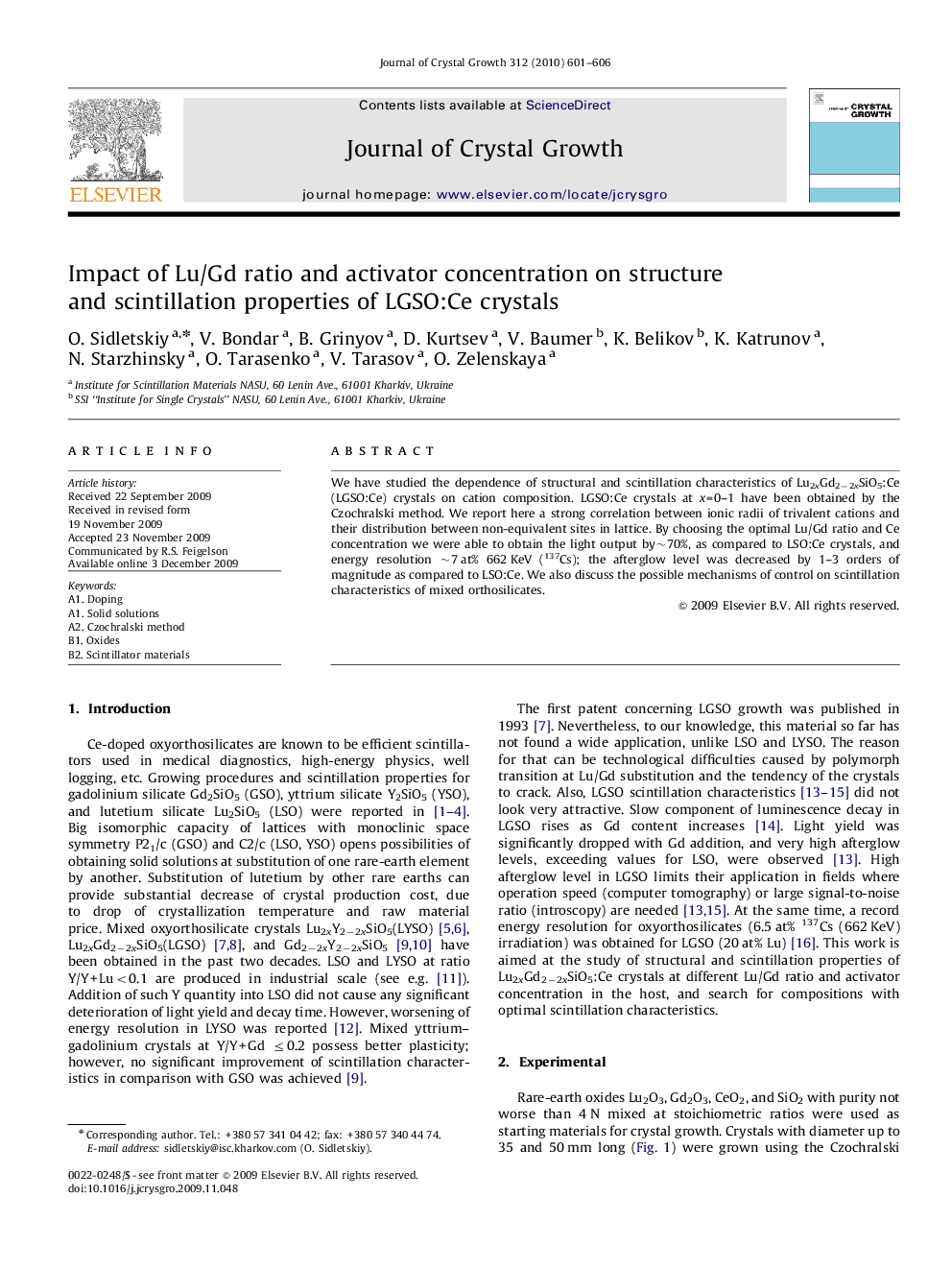 Impact of Lu/Gd ratio and activator concentration on structure and scintillation properties of LGSO:Ce crystals