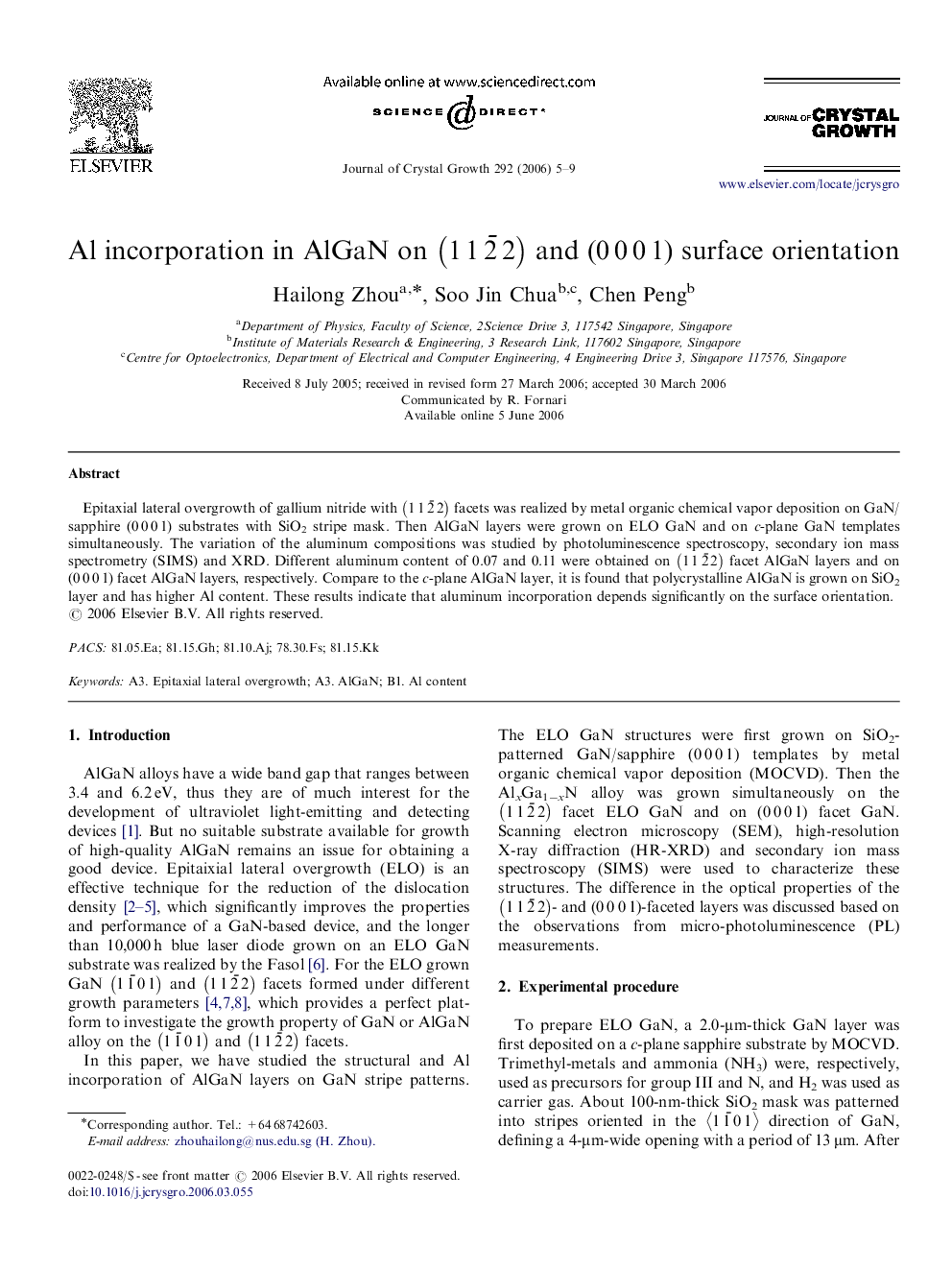 Al incorporation in AlGaN on (112¯2) and (0 0 0 1) surface orientation