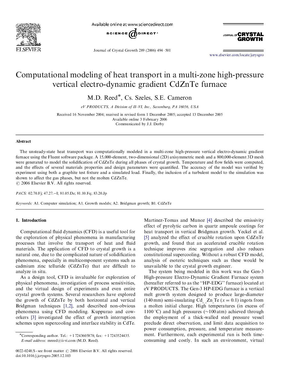 Computational modeling of heat transport in a multi-zone high-pressure vertical electro-dynamic gradient CdZnTe furnace