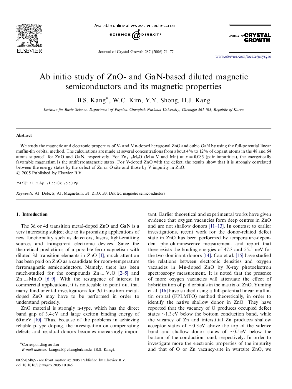 Ab initio study of ZnO- and GaN-based diluted magnetic semiconductors and its magnetic properties