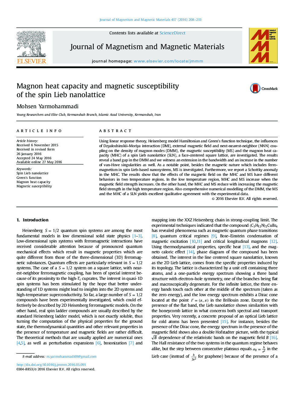 Magnon heat capacity and magnetic susceptibility of the spin Lieb lattice