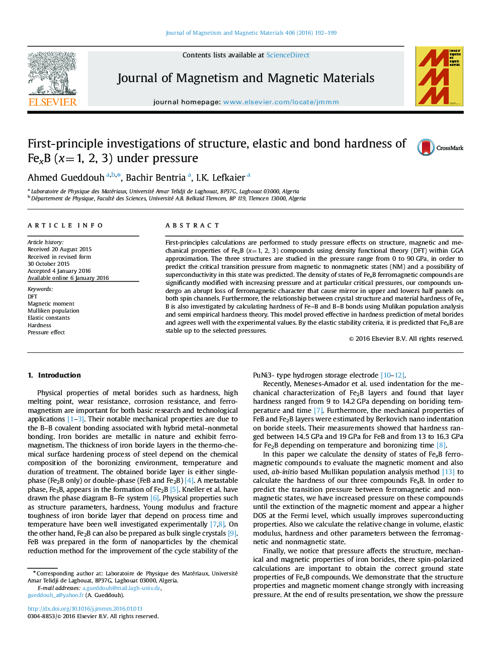 First-principle investigations of structure, elastic and bond hardness of FexB (x=1, 2, 3) under pressure