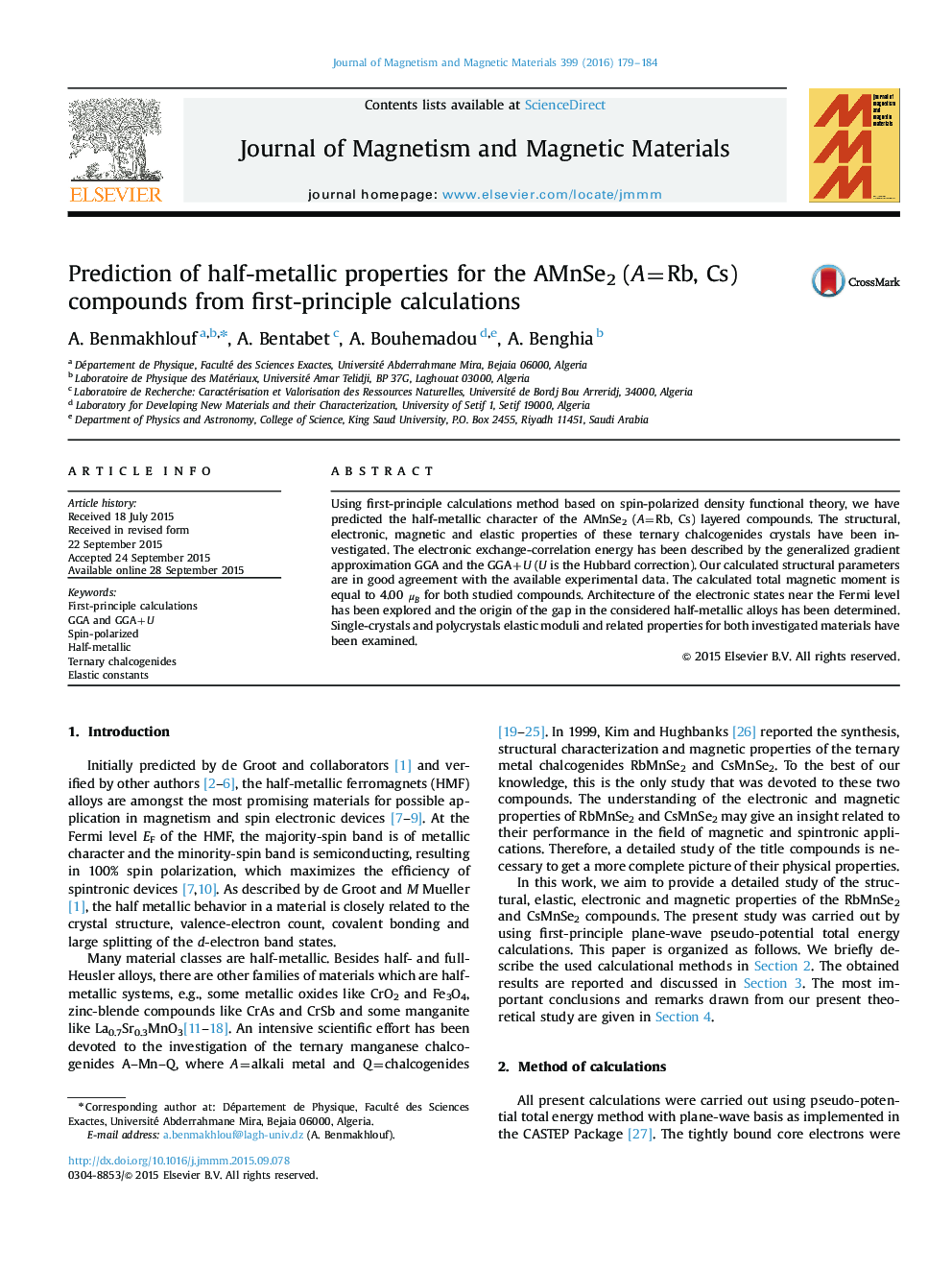 Prediction of half-metallic properties for the AMnSe2 (A=Rb, Cs) compounds from first-principle calculations