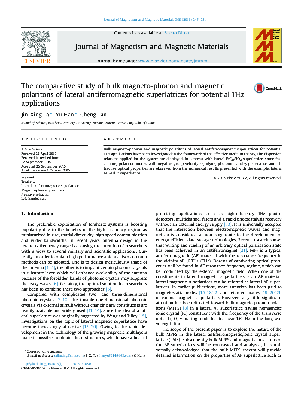 The comparative study of bulk magneto-phonon and magnetic polaritons of lateral antiferromagnetic superlattices for potential THz applications