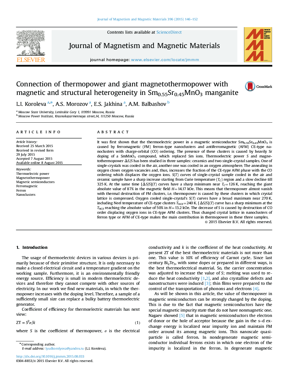 Connection of thermopower and giant magnetothermopower with magnetic and structural heterogeneity in Sm0.55Sr0.45MnO3 manganite