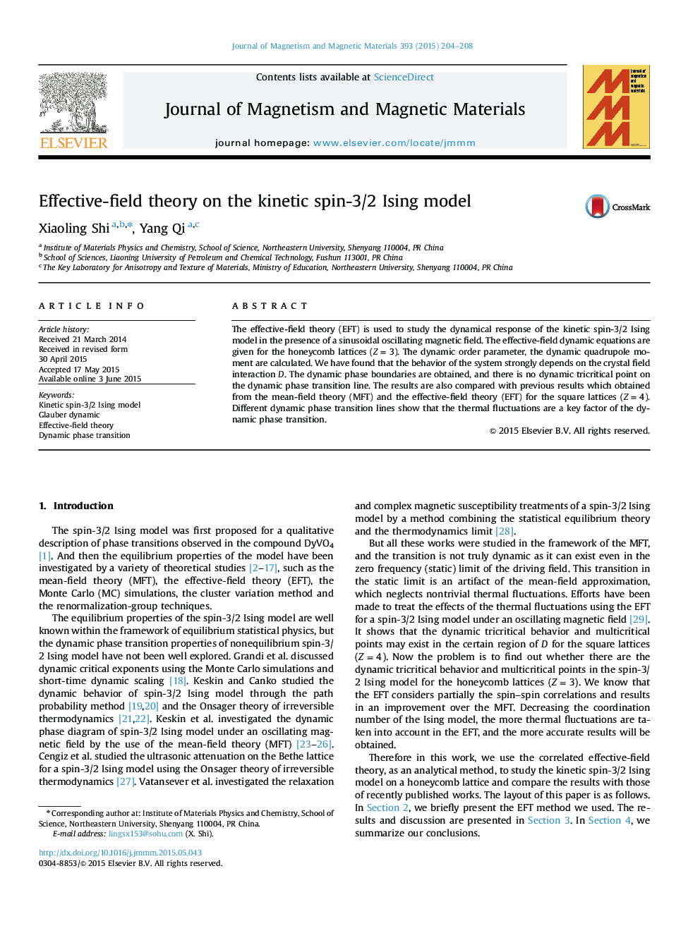 Effective-field theory on the kinetic spin-3/2 Ising model