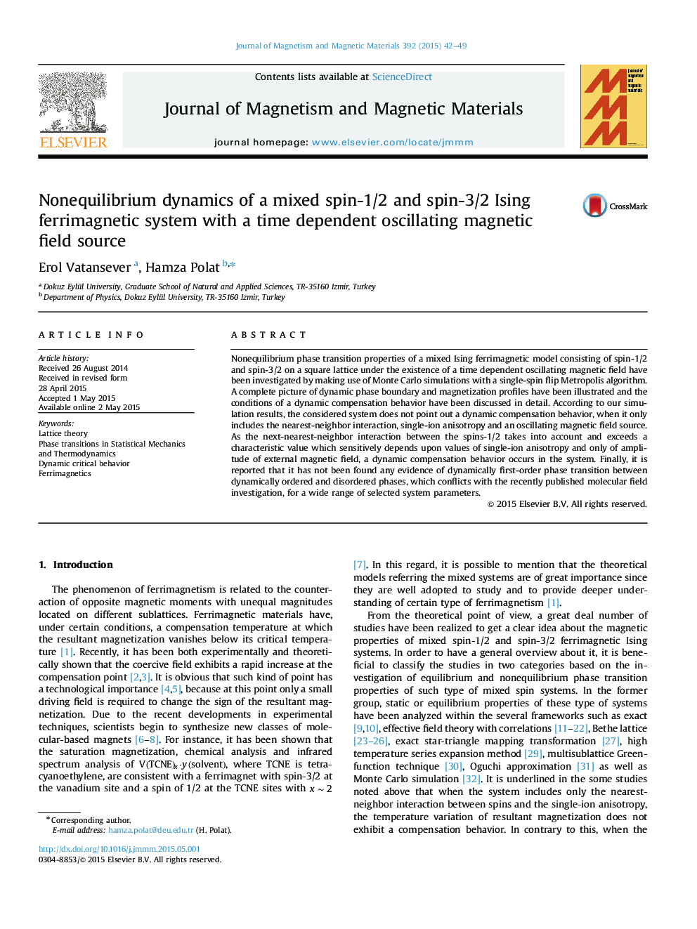 Nonequilibrium dynamics of a mixed spin-1/2 and spin-3/2 Ising ferrimagnetic system with a time dependent oscillating magnetic field source