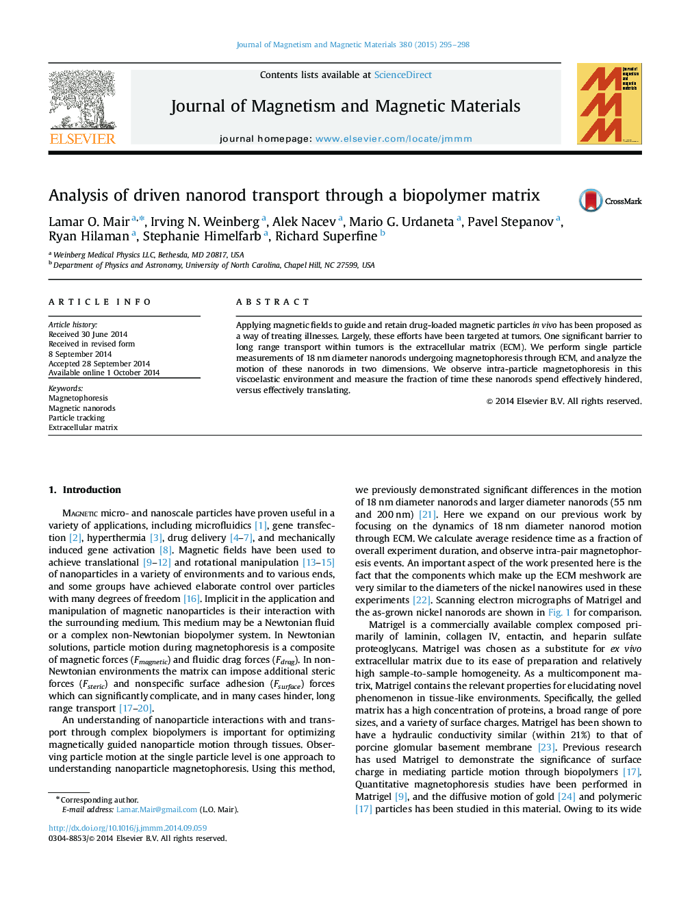 Analysis of driven nanorod transport through a biopolymer matrix