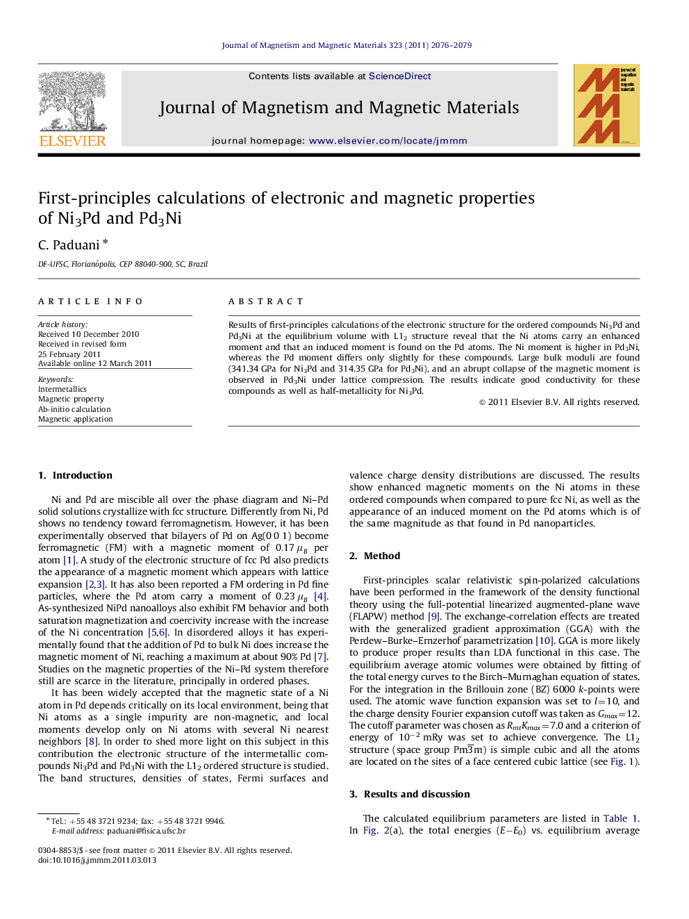 First-principles calculations of electronic and magnetic properties of Ni3Pd and Pd3Ni