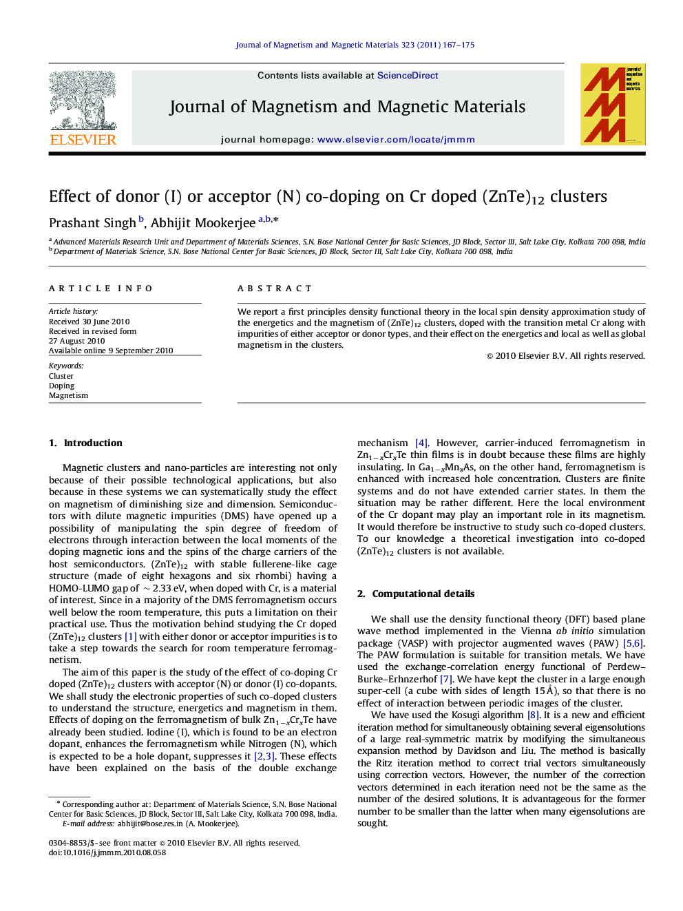 Effect of donor (I) or acceptor (N) co-doping on Cr doped (ZnTe)12 clusters