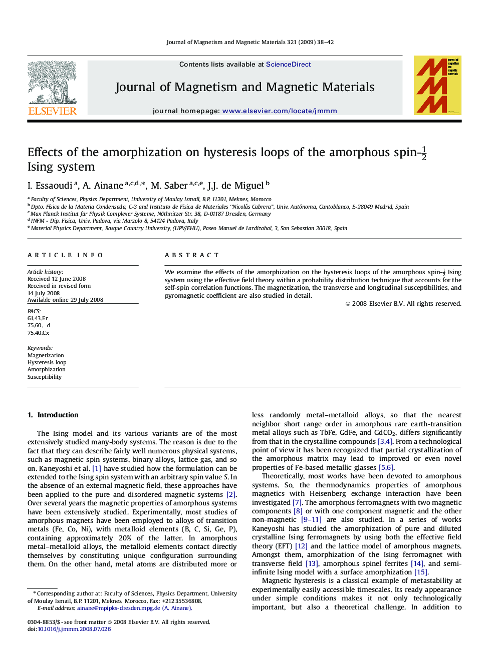 Effects of the amorphization on hysteresis loops of the amorphous spin-12 Ising system