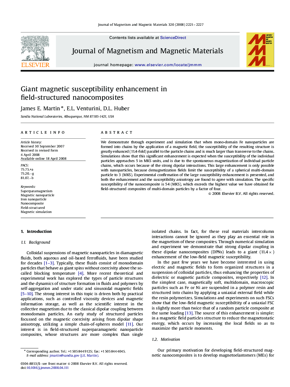 Giant magnetic susceptibility enhancement in field-structured nanocomposites