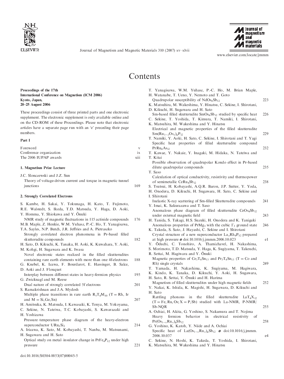عکس صفحه اول مقاله: Contents Contents