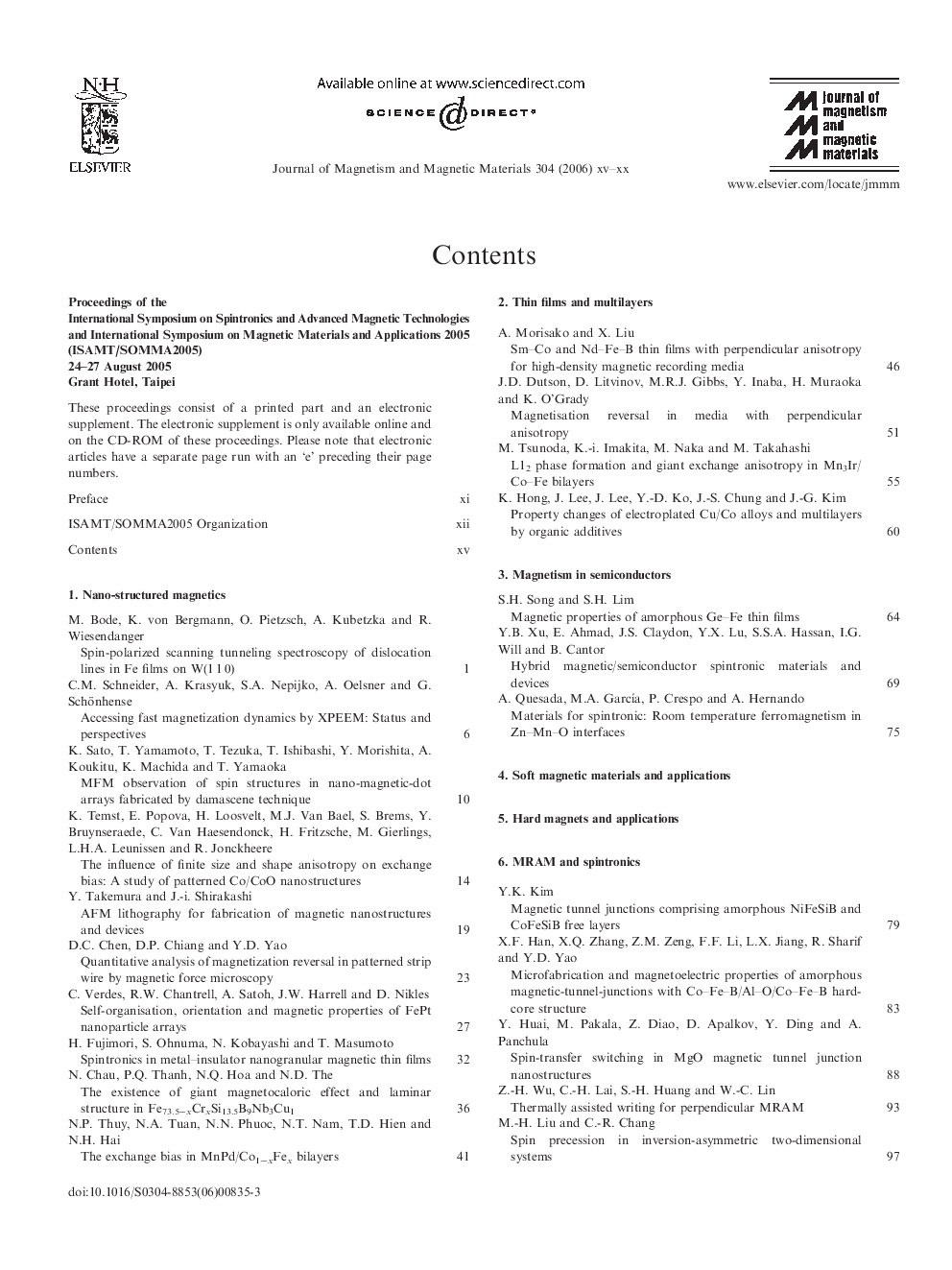 Contents