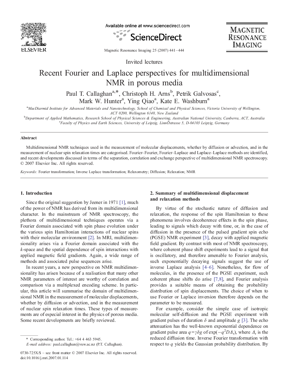 Recent Fourier and Laplace perspectives for multidimensional NMR in porous media