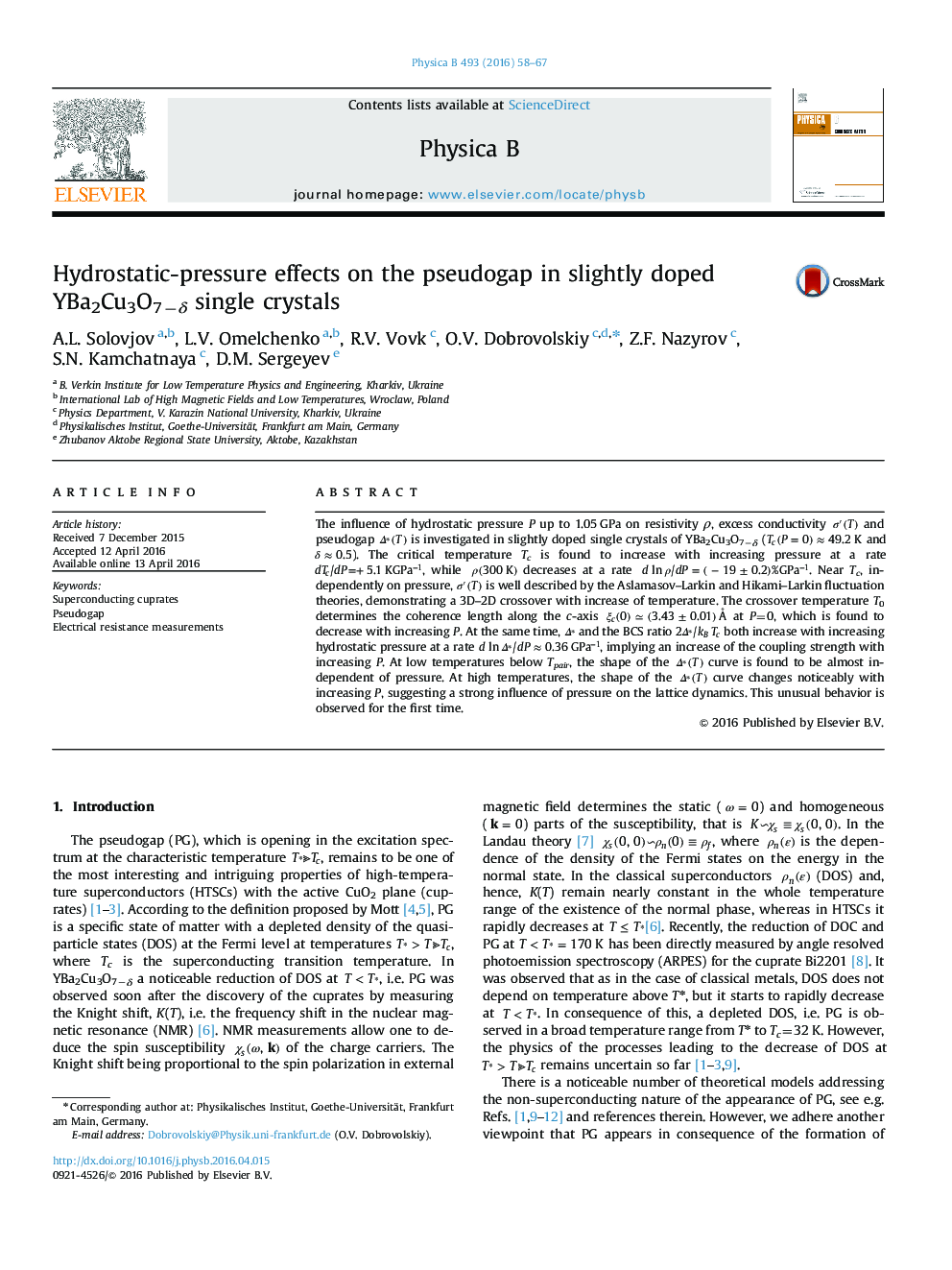 Hydrostatic-pressure effects on the pseudogap in slightly doped YBa2Cu3O7−δ single crystals