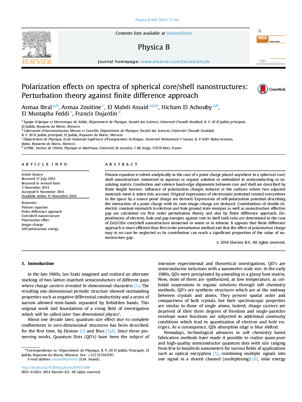 Polarization effects on spectra of spherical core/shell nanostructures: Perturbation theory against finite difference approach