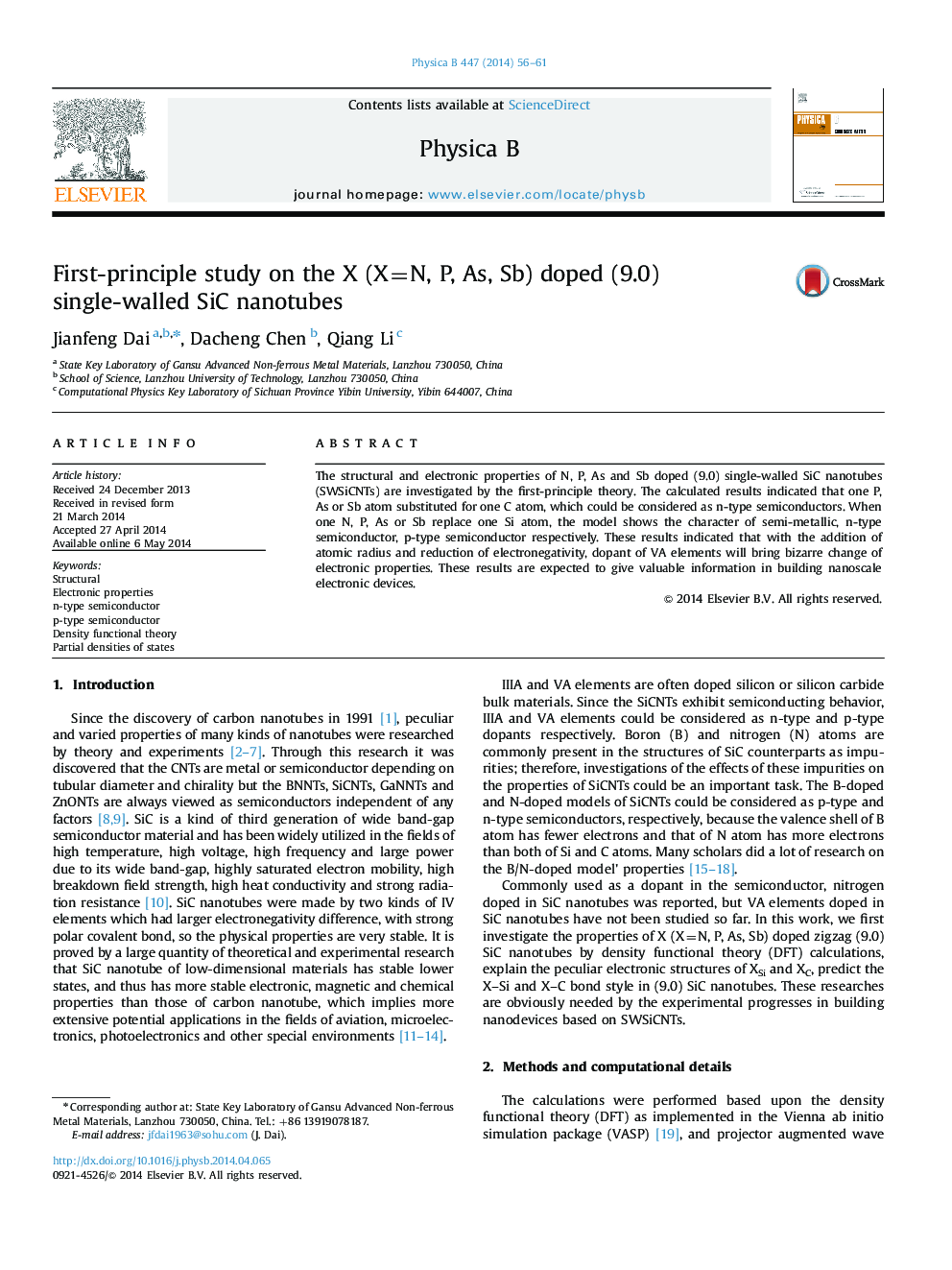 First-principle study on the X (X=N, P, As, Sb) doped (9.0) single-walled SiC nanotubes