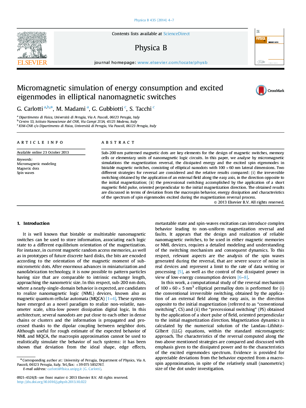 Micromagnetic simulation of energy consumption and excited eigenmodes in elliptical nanomagnetic switches