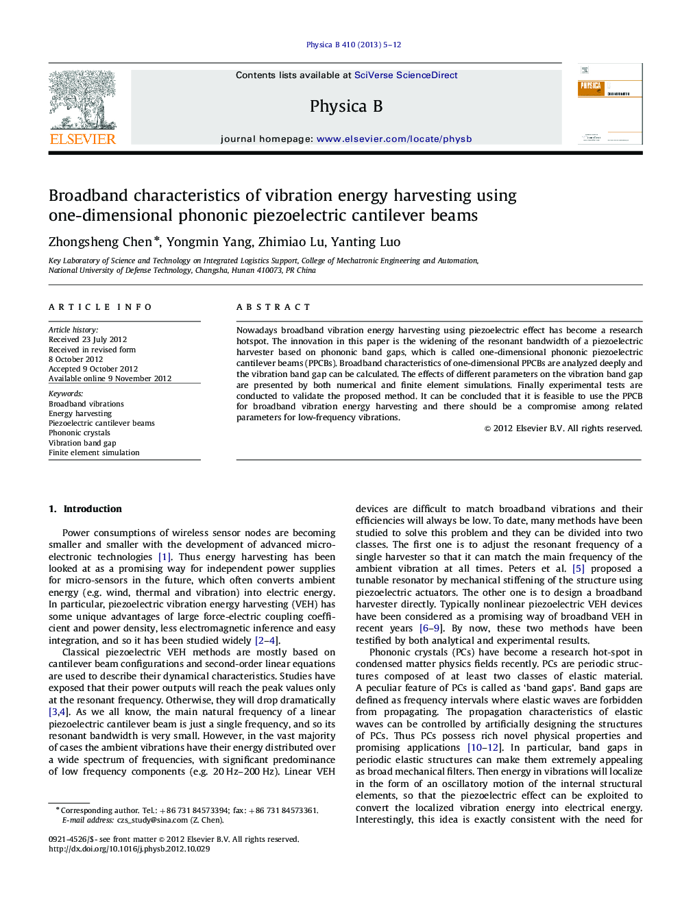 Broadband characteristics of vibration energy harvesting using one-dimensional phononic piezoelectric cantilever beams