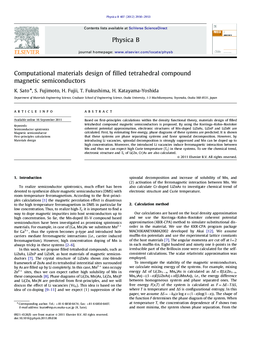 Computational materials design of filled tetrahedral compound magnetic semiconductors