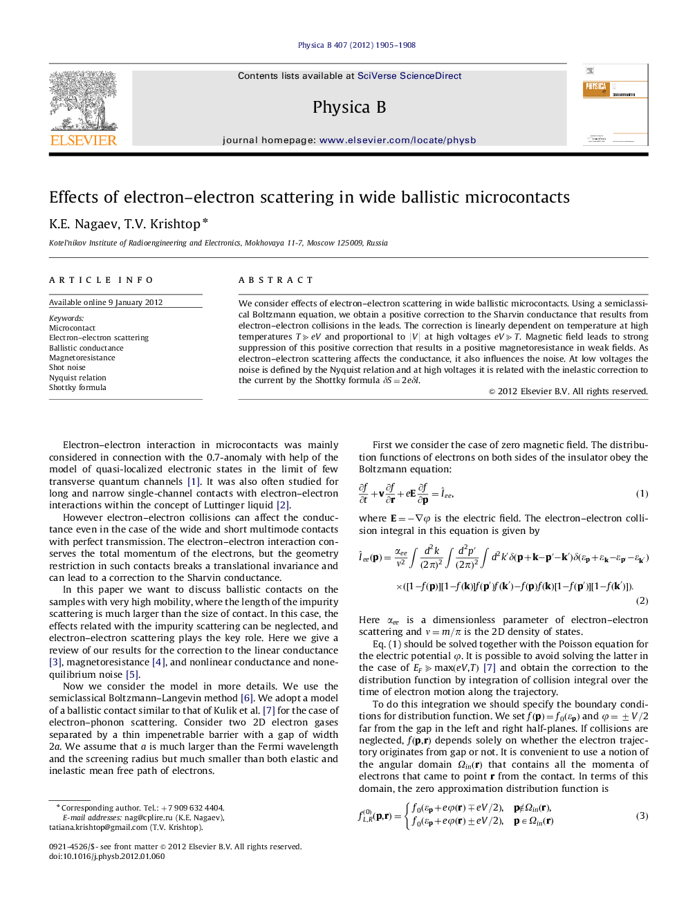 Effects of electron-electron scattering in wide ballistic microcontacts