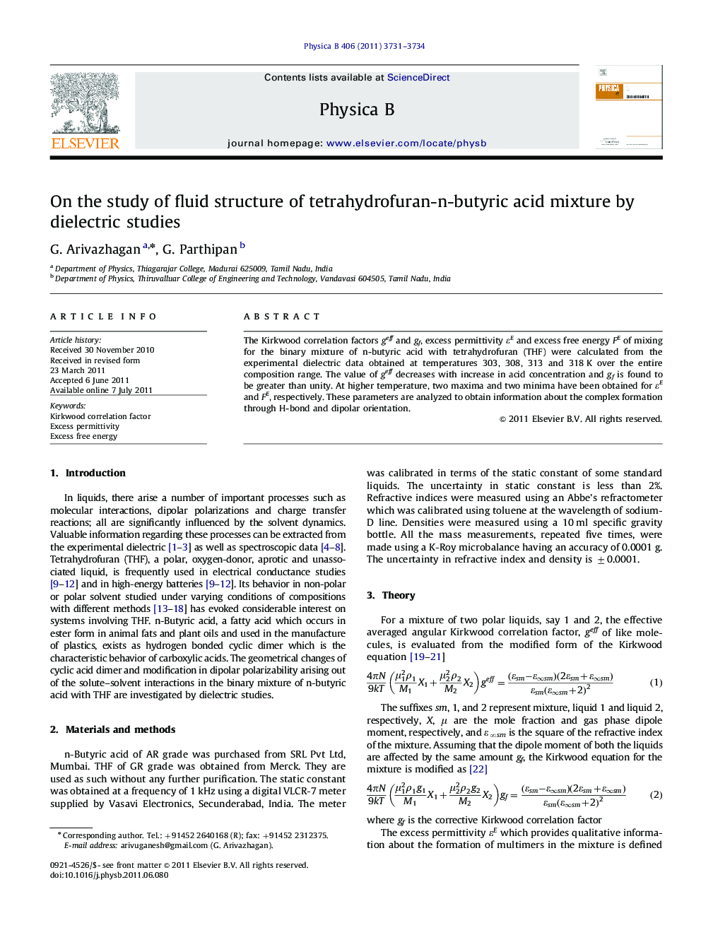 On the study of fluid structure of tetrahydrofuran-n-butyric acid mixture by dielectric studies