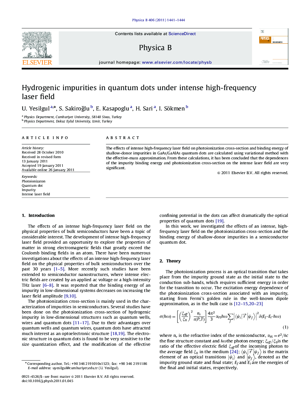 Hydrogenic impurities in quantum dots under intense high-frequency laser field