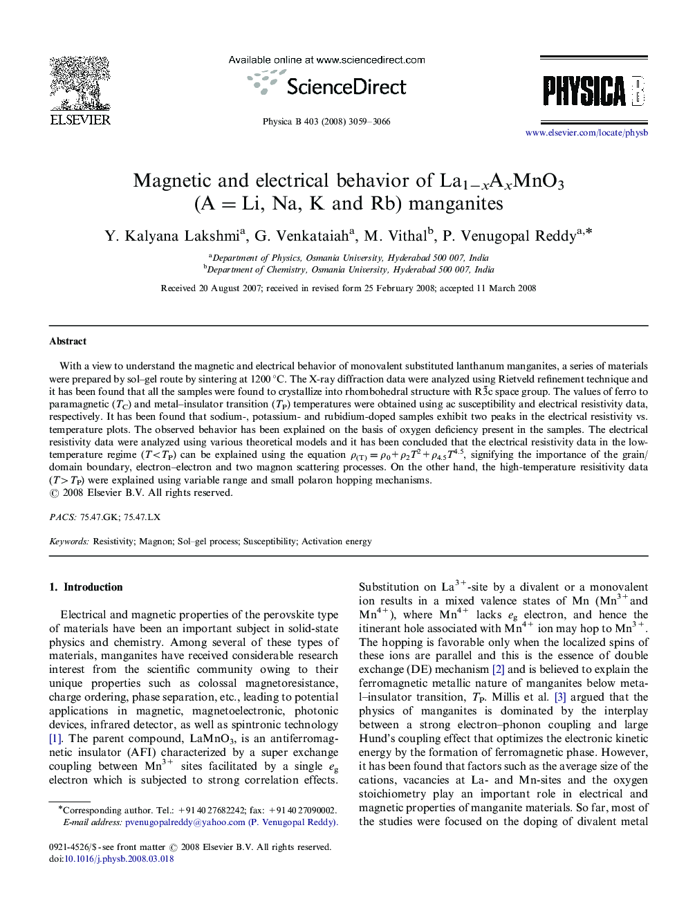 Magnetic and electrical behavior of La1−xAxMnO3 (A=Li, Na, K and Rb) manganites