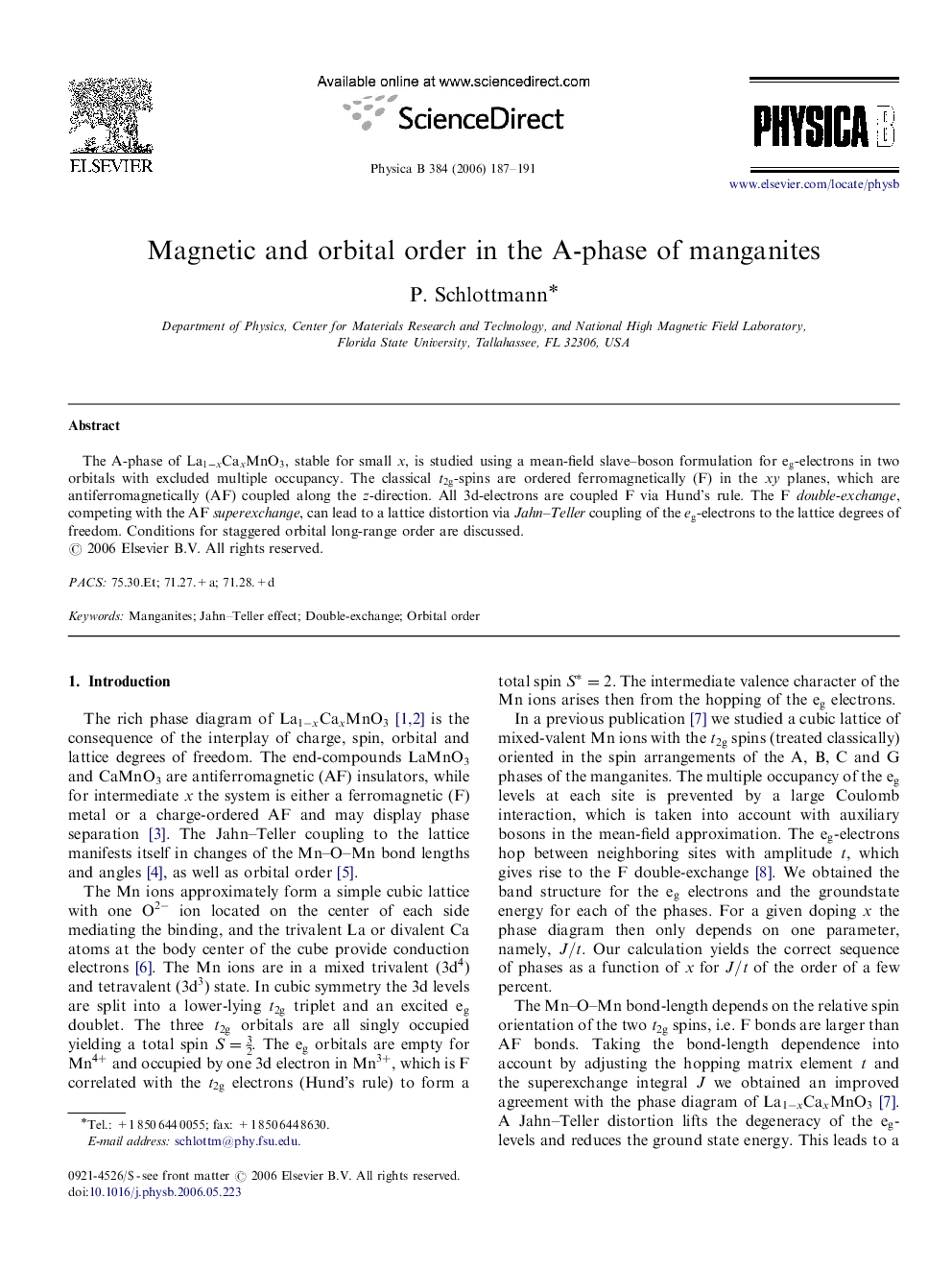 Magnetic and orbital order in the A-phase of manganites