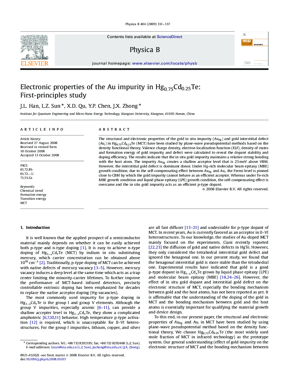 Electronic properties of the Au impurity in Hg0.75Cd0.25TeHg0.75Cd0.25Te: First-principles study