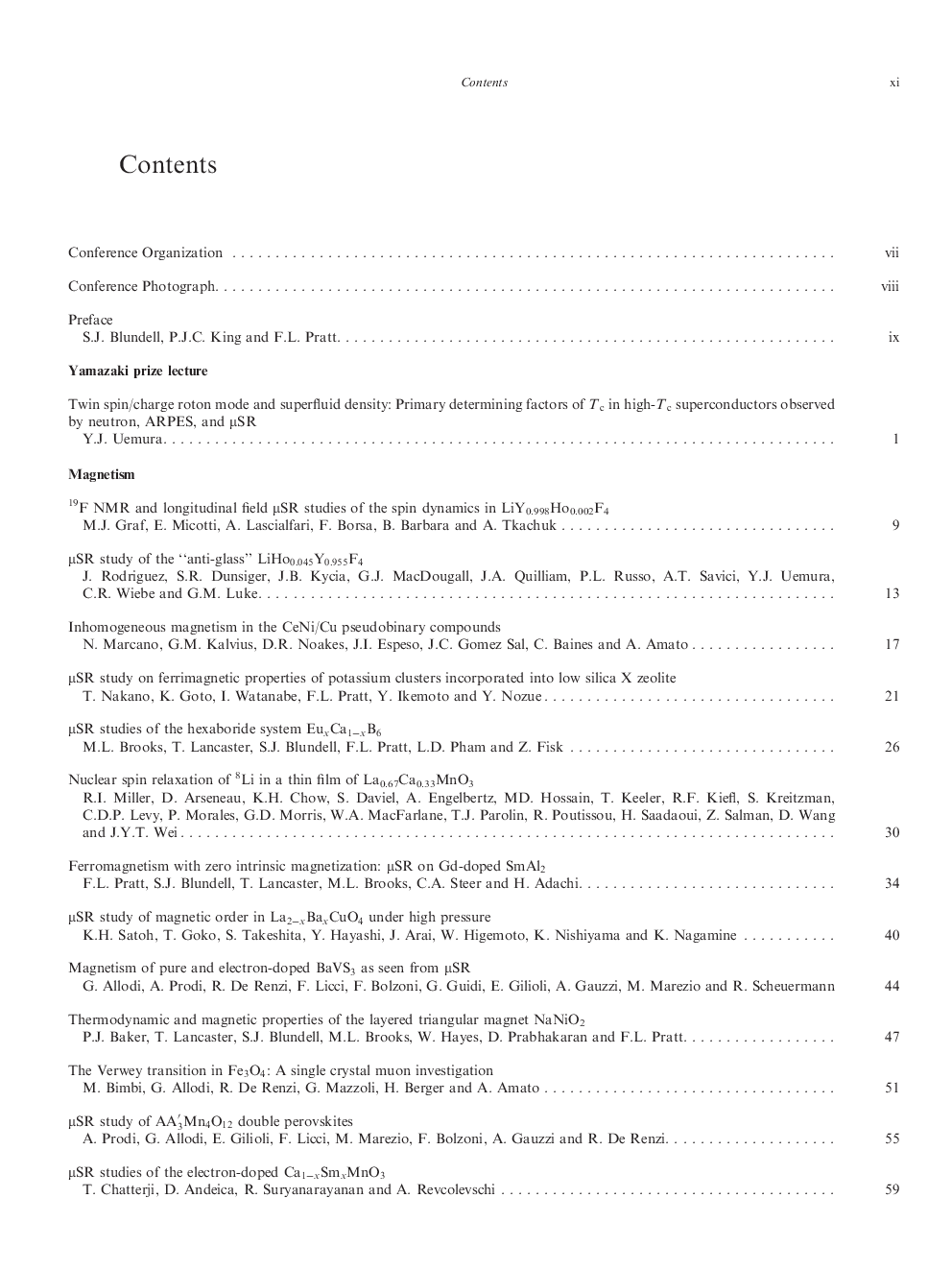 Contents