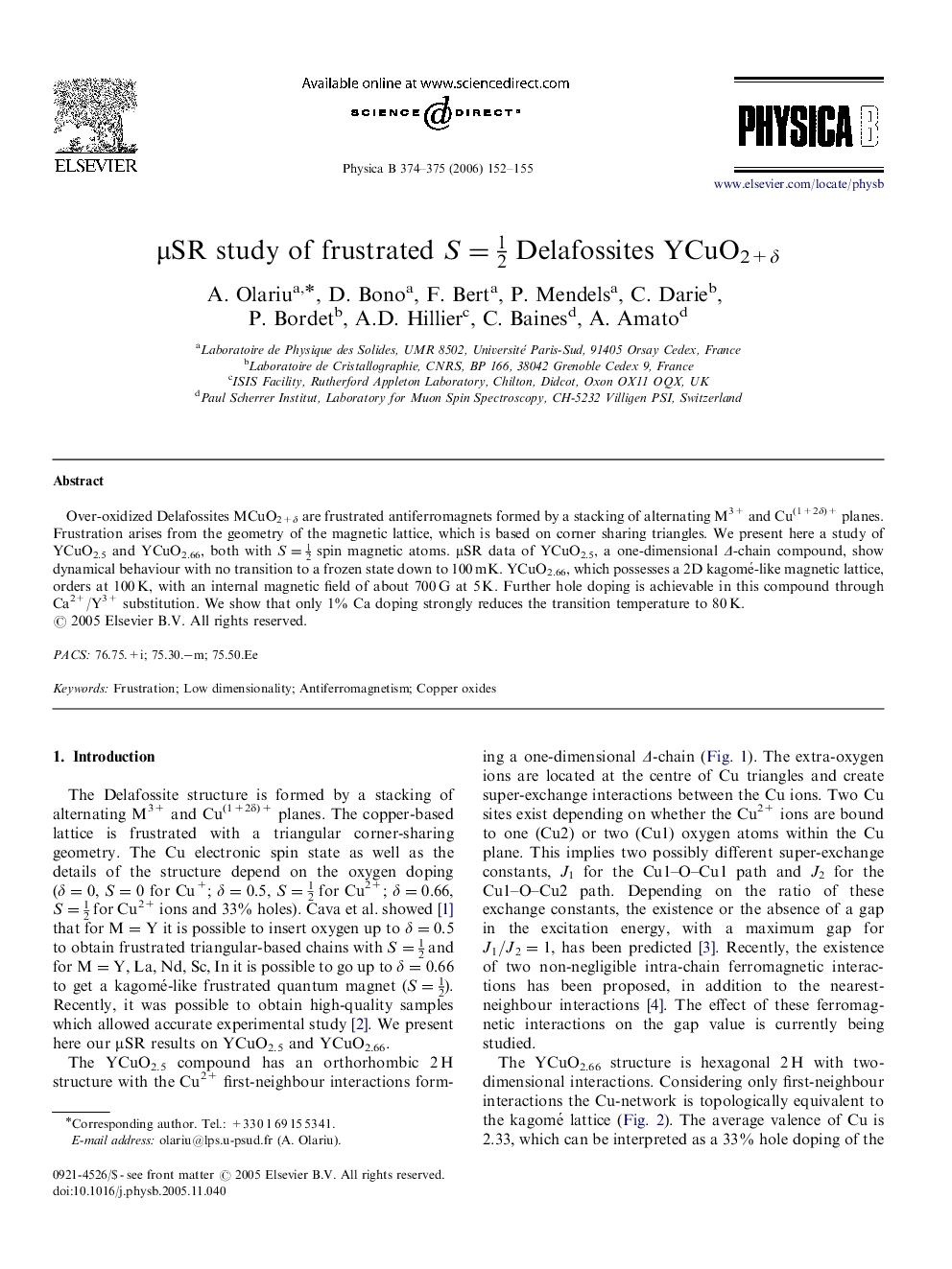 Î¼SR study of frustrated S=12 Delafossites YCuO2+Î´