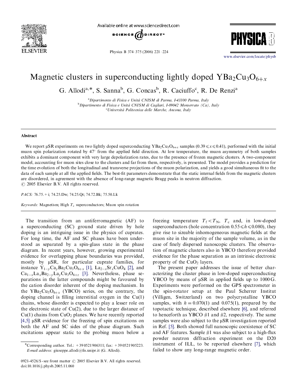 Magnetic clusters in superconducting lightly doped YBa2Cu3O6+x