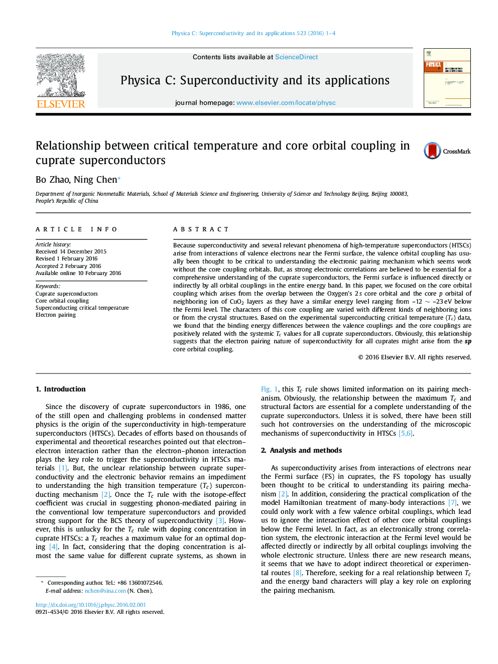 Relationship between critical temperature and core orbital coupling in cuprate superconductors
