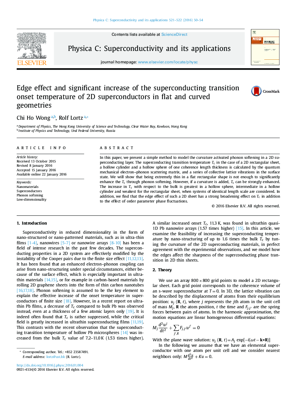 Edge effect and significant increase of the superconducting transition onset temperature of 2D superconductors in flat and curved geometries