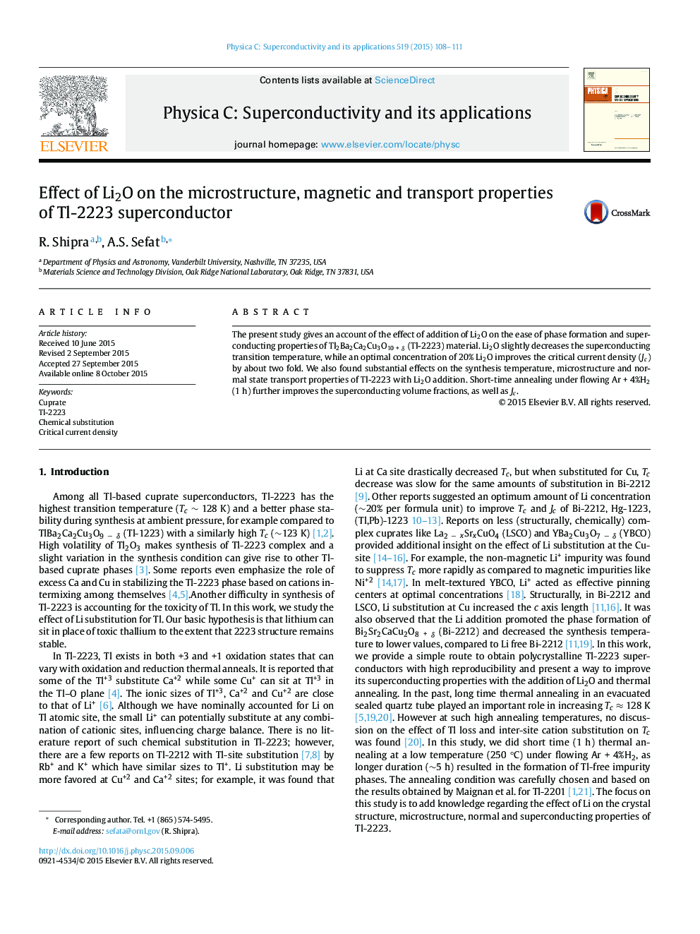 Effect of Li2O on the microstructure, magnetic and transport properties of Tl-2223 superconductor