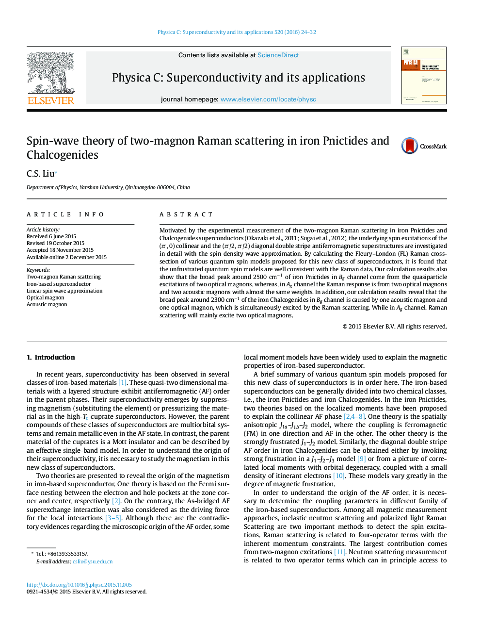 Spin-wave theory of two-magnon Raman scattering in iron Pnictides and Chalcogenides