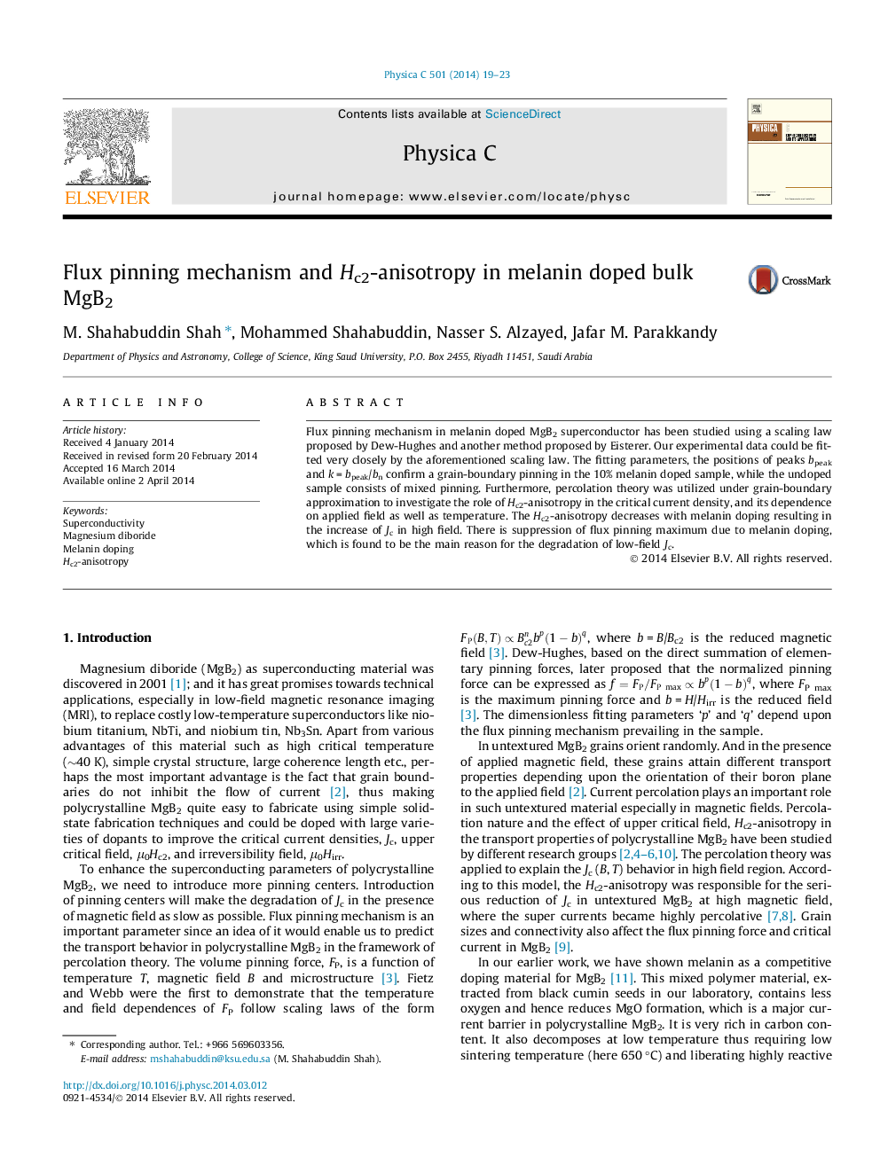 Flux pinning mechanism and Hc2-anisotropy in melanin doped bulk MgB2