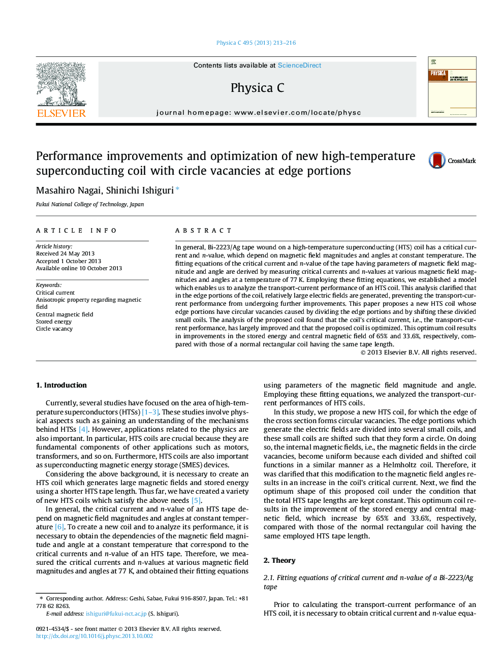 Performance improvements and optimization of new high-temperature superconducting coil with circle vacancies at edge portions