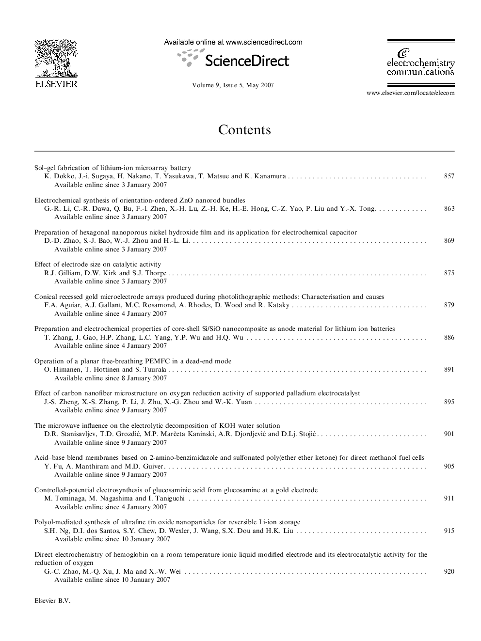 Contents