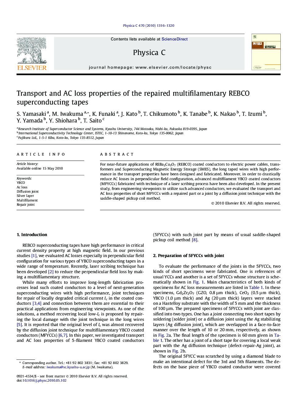 Transport and AC loss properties of the repaired multifilamentary REBCO superconducting tapes