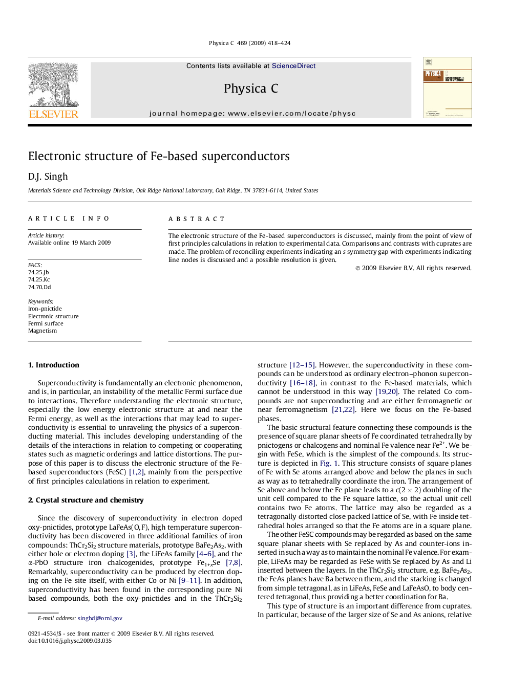 Electronic structure of Fe-based superconductors