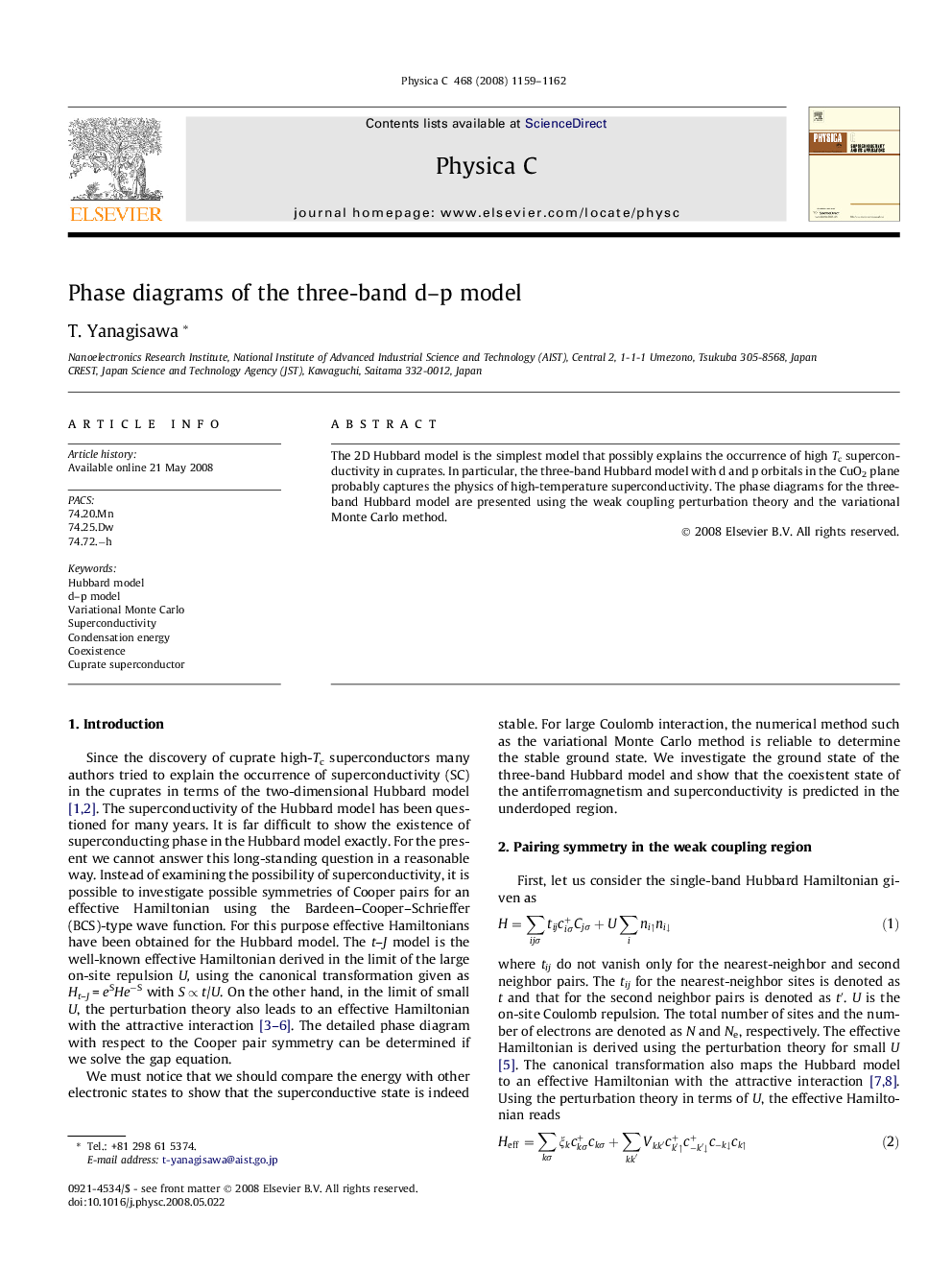 Phase diagrams of the three-band d-p model