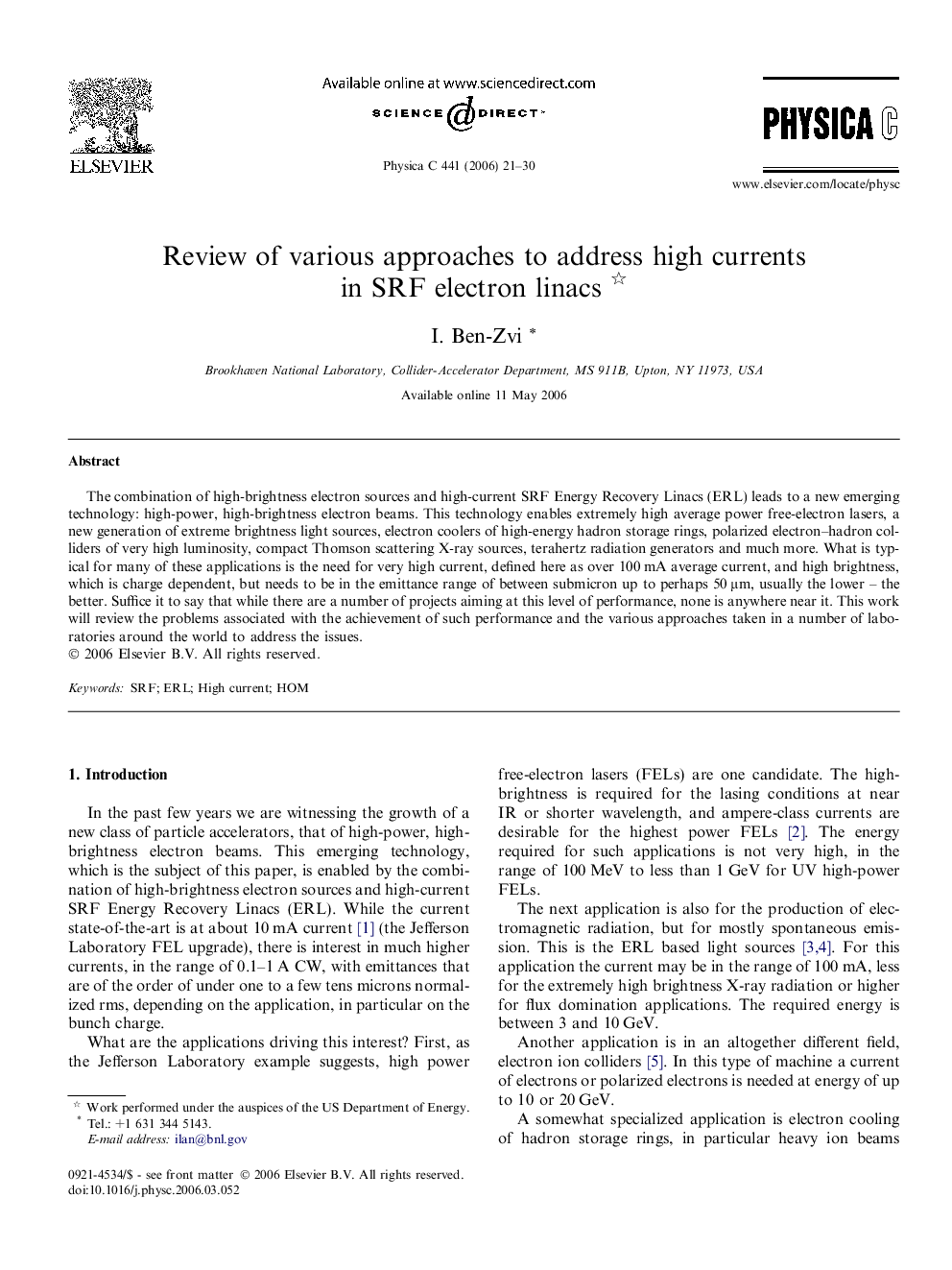 Review of various approaches to address high currents in SRF electron linacs 