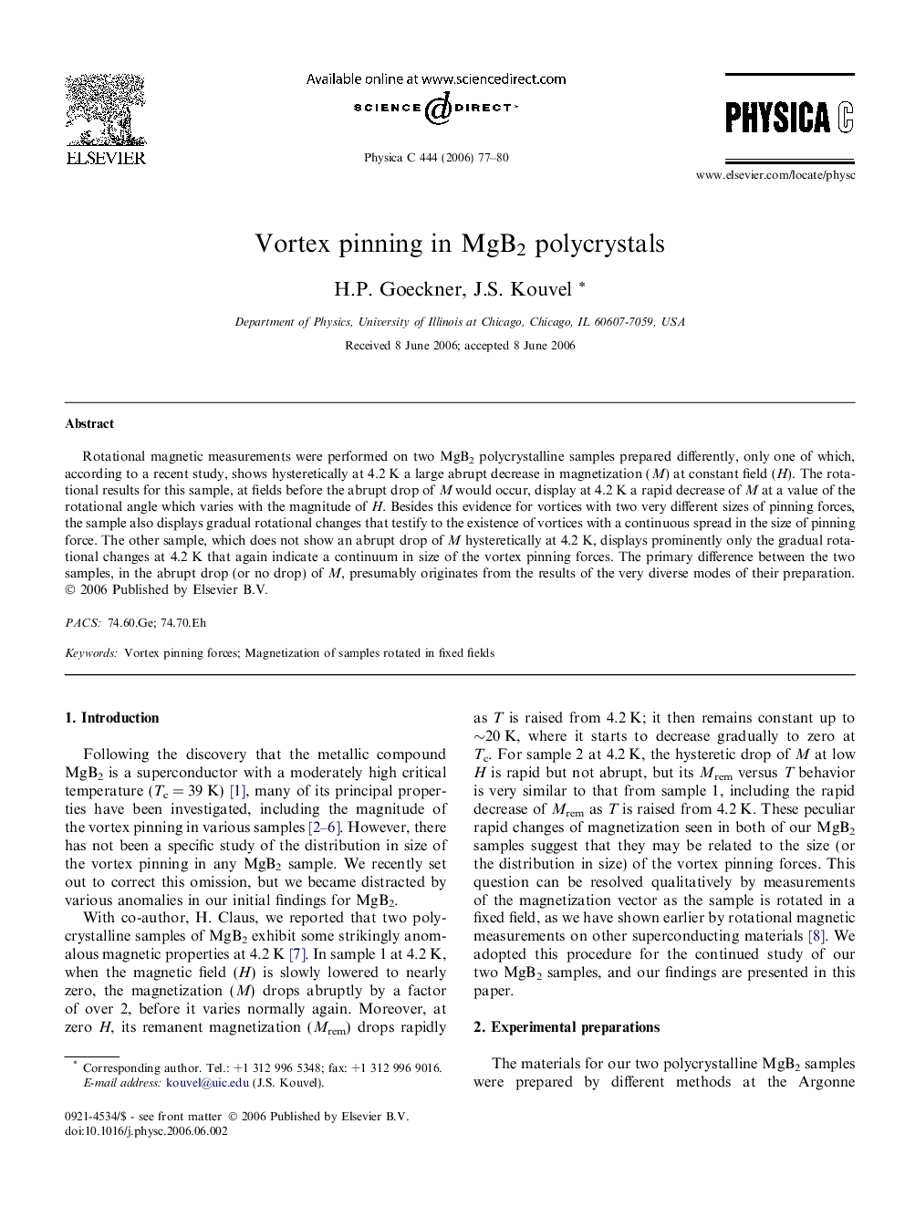 Vortex pinning in MgB2 polycrystals