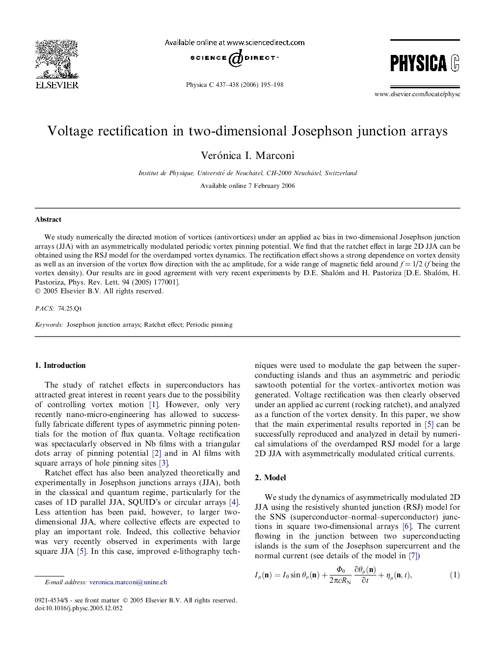 Voltage rectification in two-dimensional Josephson junction arrays