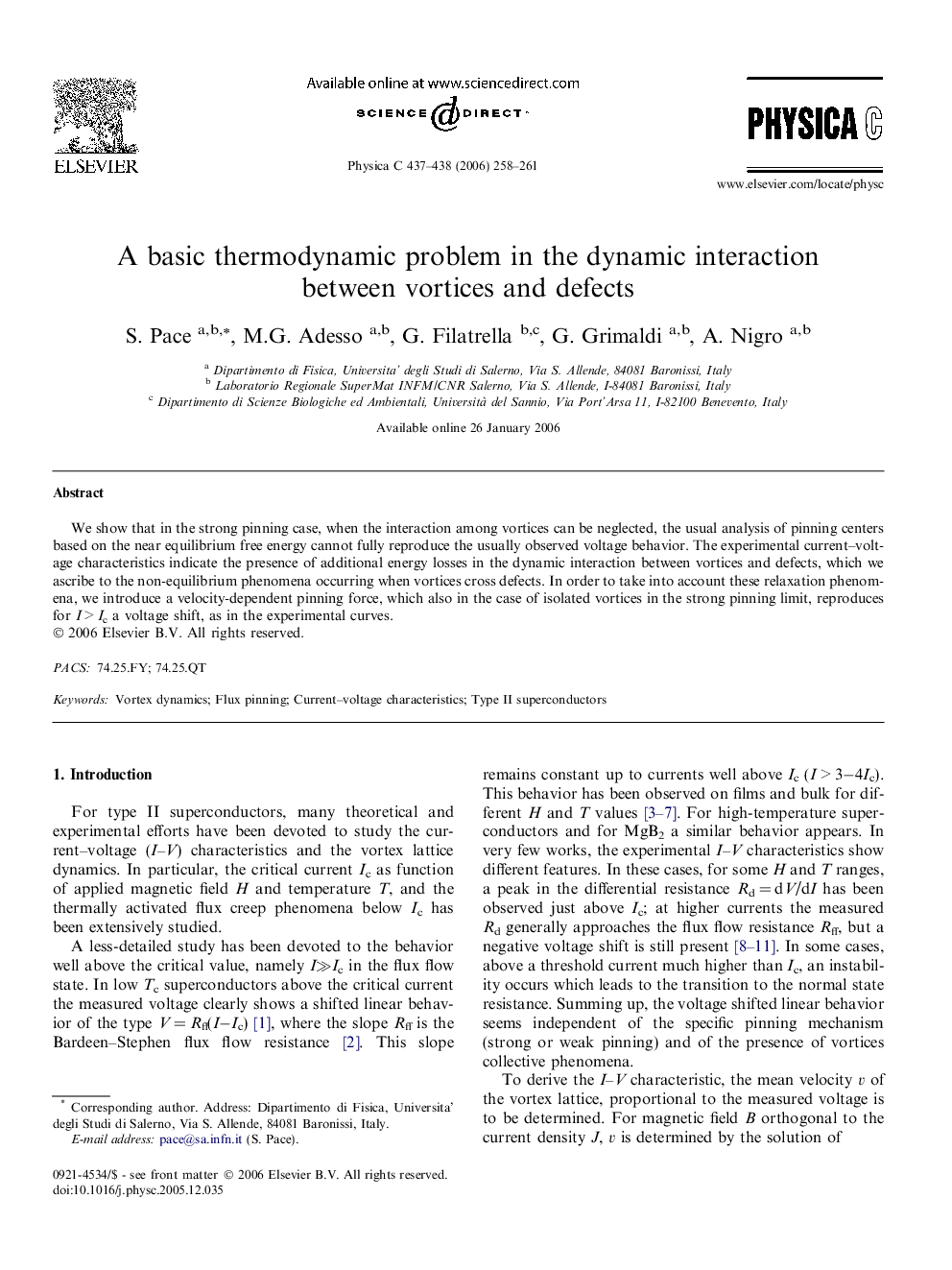 A basic thermodynamic problem in the dynamic interaction between vortices and defects