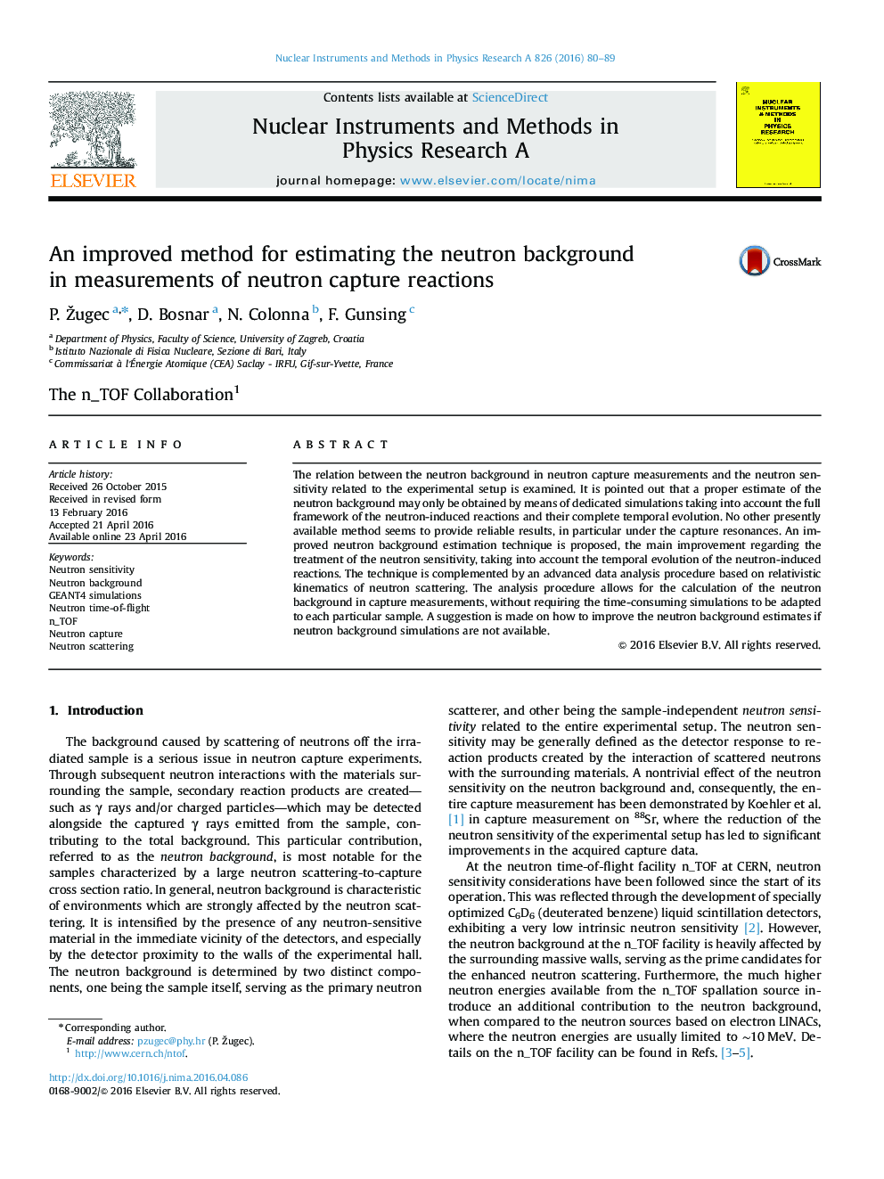 An improved method for estimating the neutron background in measurements of neutron capture reactions