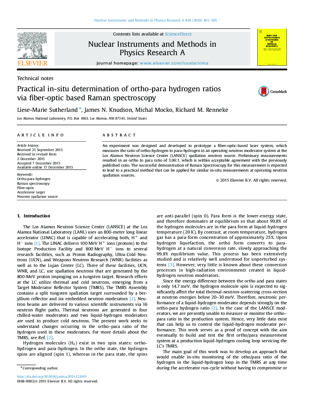 Practical in-situ determination of ortho-para hydrogen ratios via fiber-optic based Raman spectroscopy